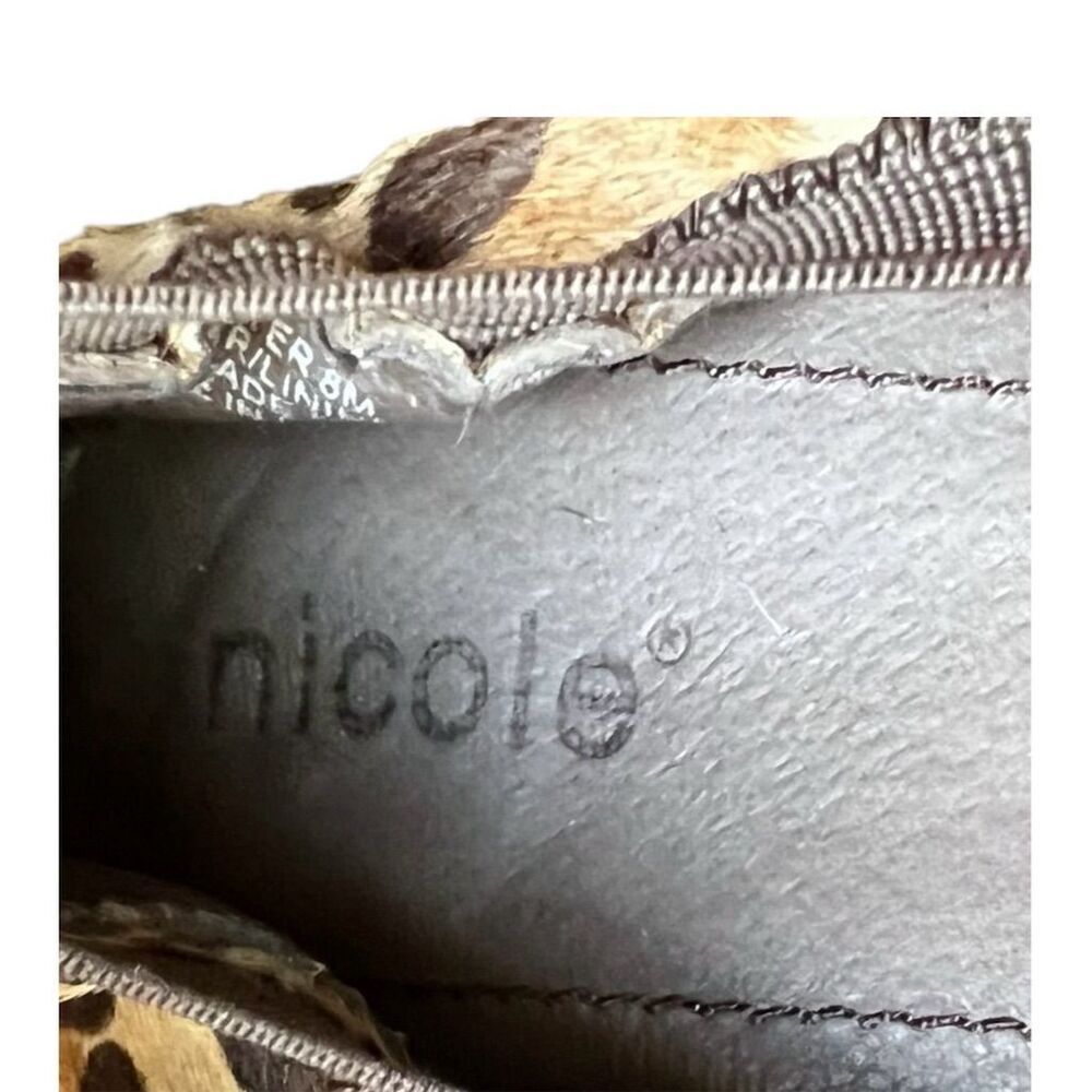 Nicole Miller Women's Ballet Flats Leopard Print Slip-On Round Toe Size 8M - Picture 9 of 11